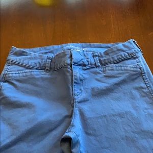 Blue Old Navy Pixie long cotton pant